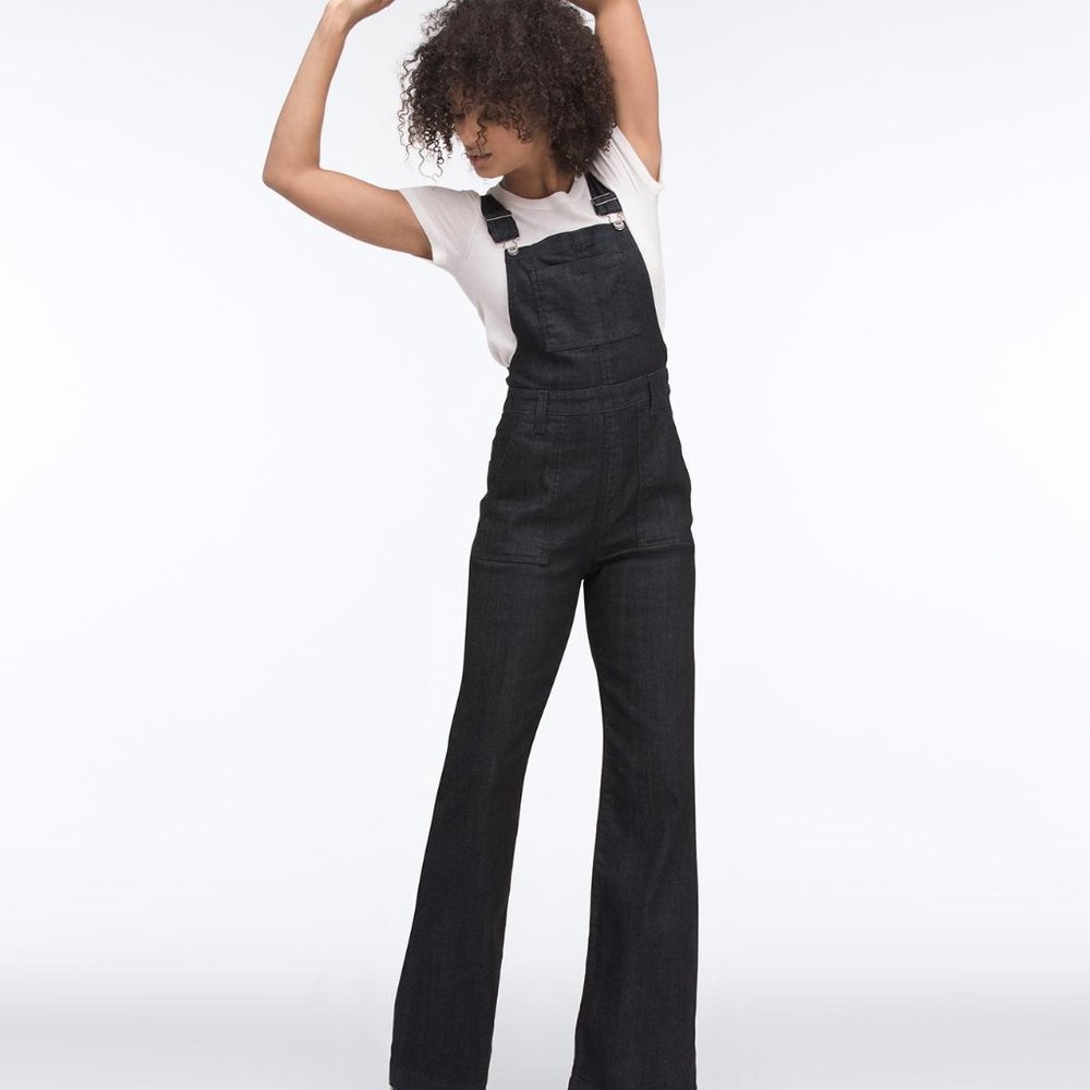 AG Adriano Goldschmied Lolita Flared Overalls Size 31